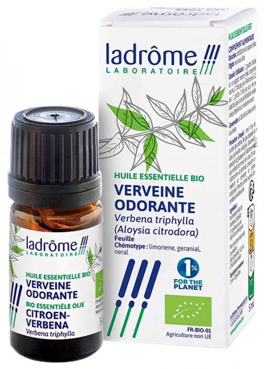 Ladrôme Citroenverbena Bio Etherische Olie 5ml