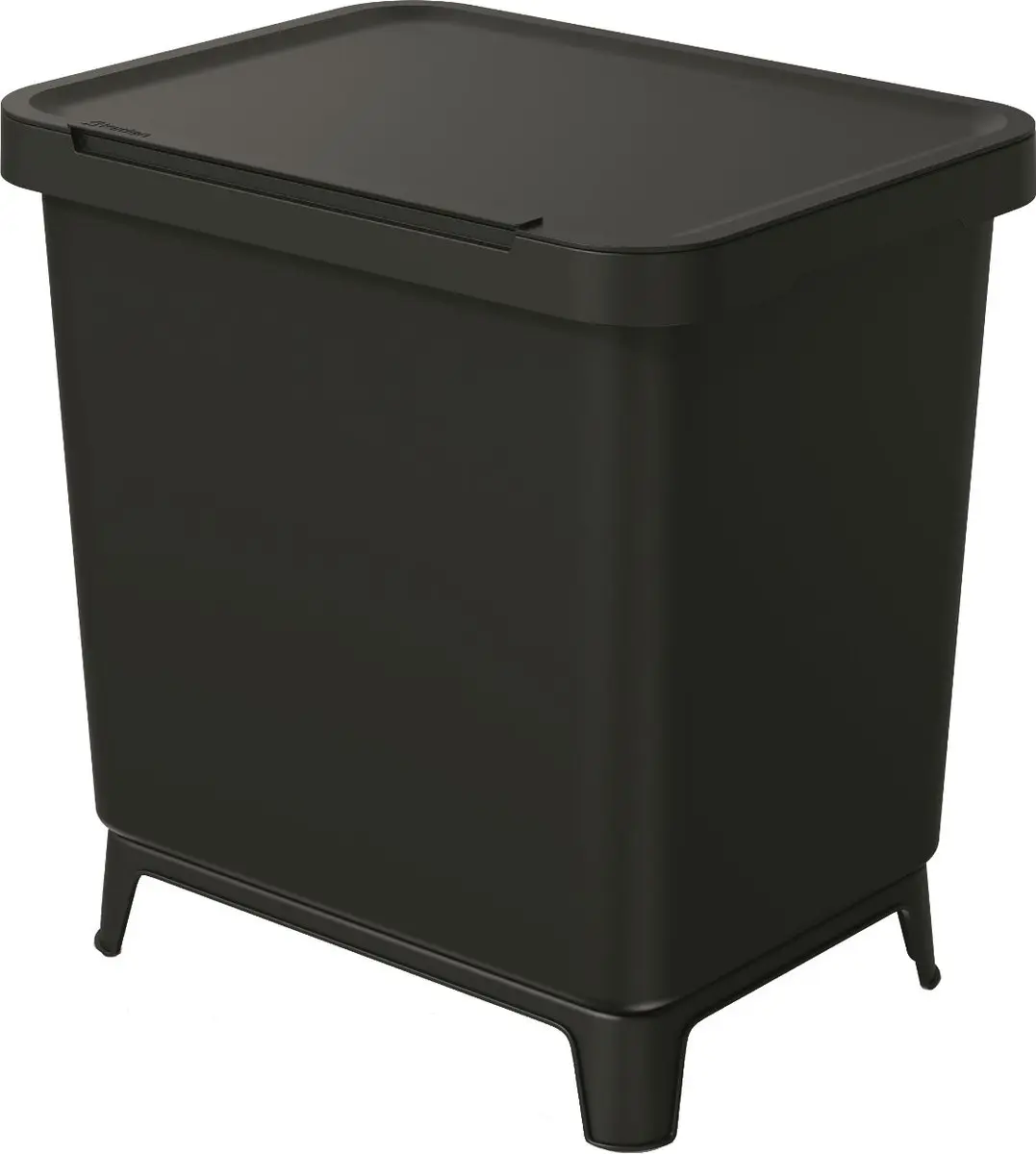 Prosperplast Prullenbak met Recyclingbakken 2x10L - Zwart
