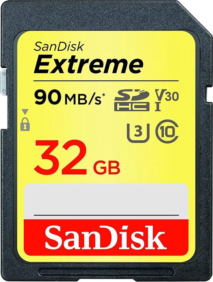 SanDisk Extreme SDHC 32GB V30