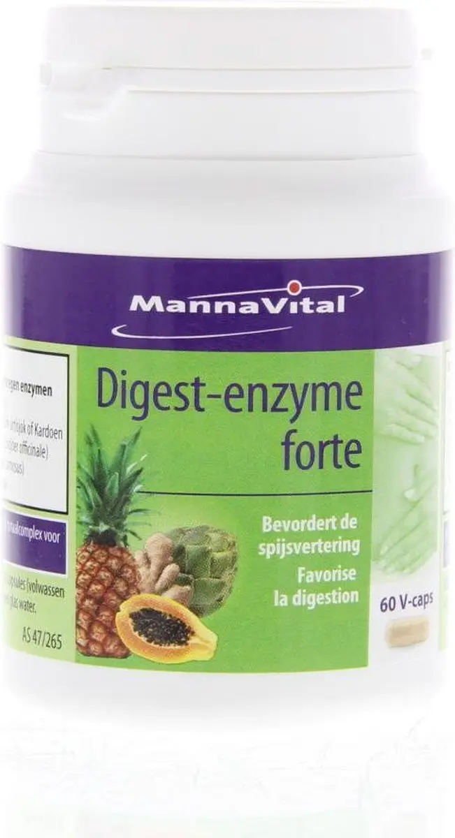 Mannavital Digest Enzyme Forte 60 Capsules