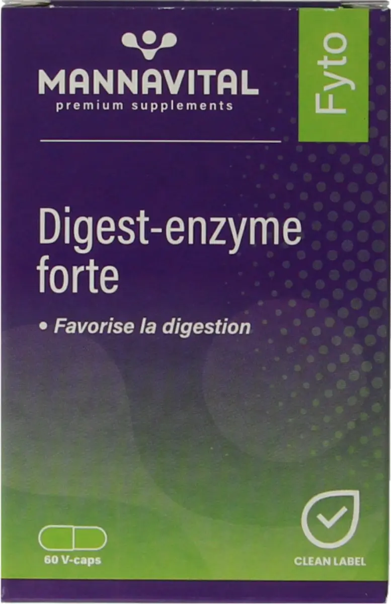 Mannavital Digest Enzyme Forte 60 Capsules