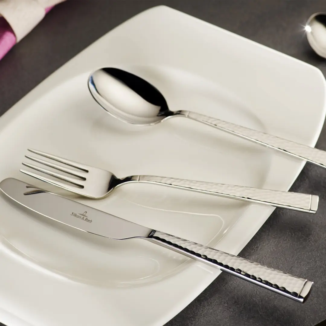 Villeroy & Boch Blacksmith Tafellepel Set - 6 Stuks - Zilver - afbeelding 2 van 3