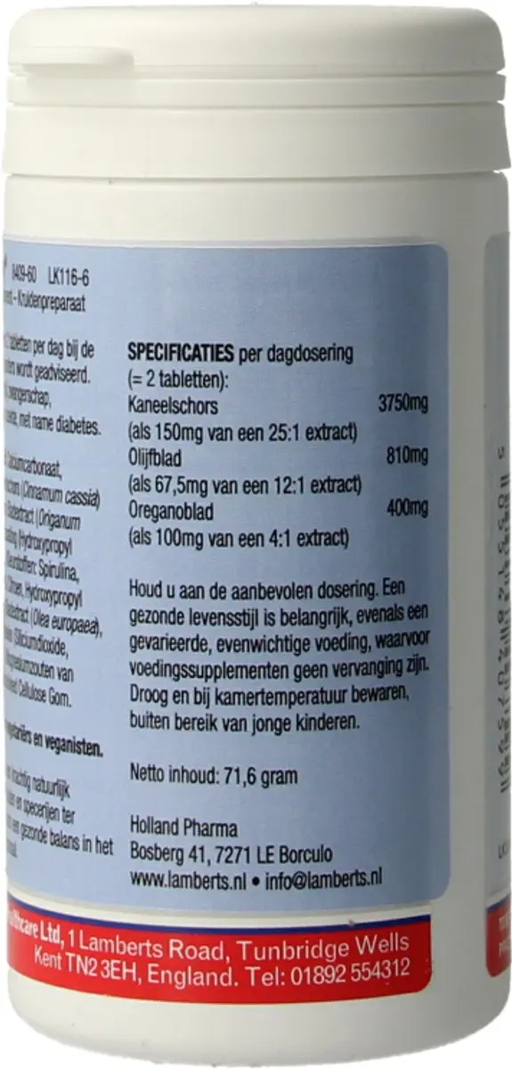 Lamberts Candaway 60 Tabletten - 60 mg