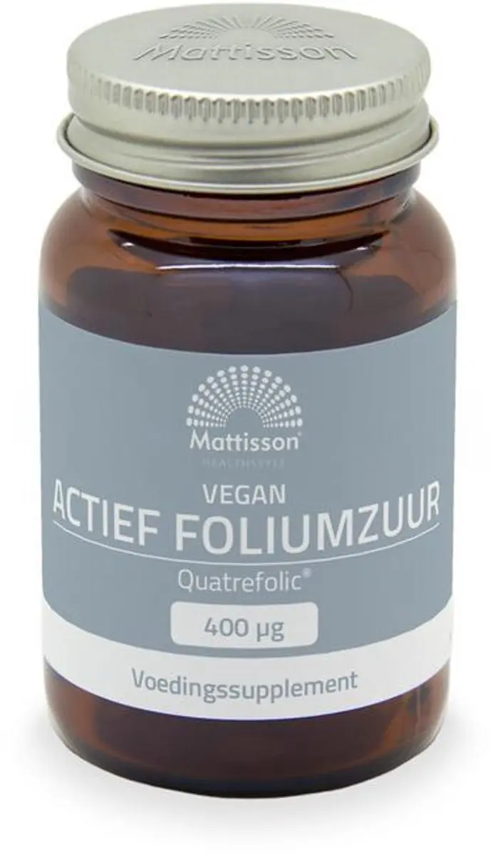 Mattisson Actief Foliumzuur 400mcg 60 Capsules