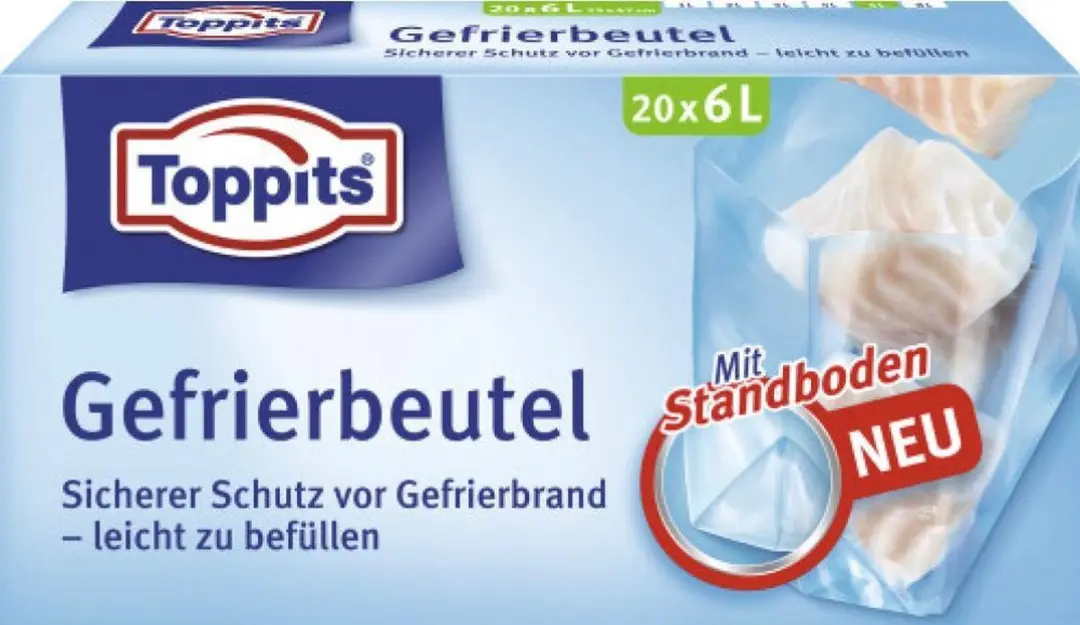 Toppits Diepvrieszakken 6L