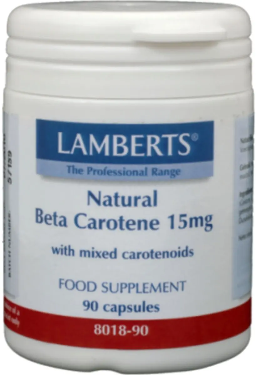 Lamberts Natural Beta Carotene 15mg - 90 Capsules