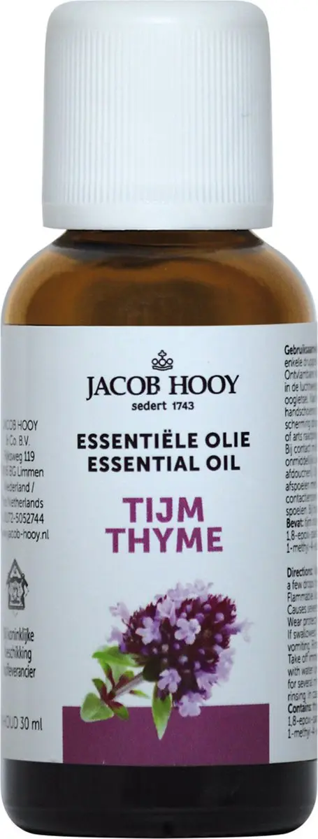 Jacob Hooy Tijm Etherische Olie 30ml
