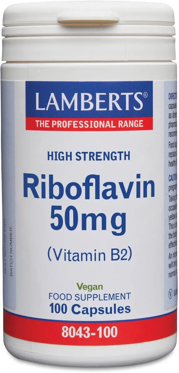 Lamberts Vitamine B2 Riboflavine 50mg