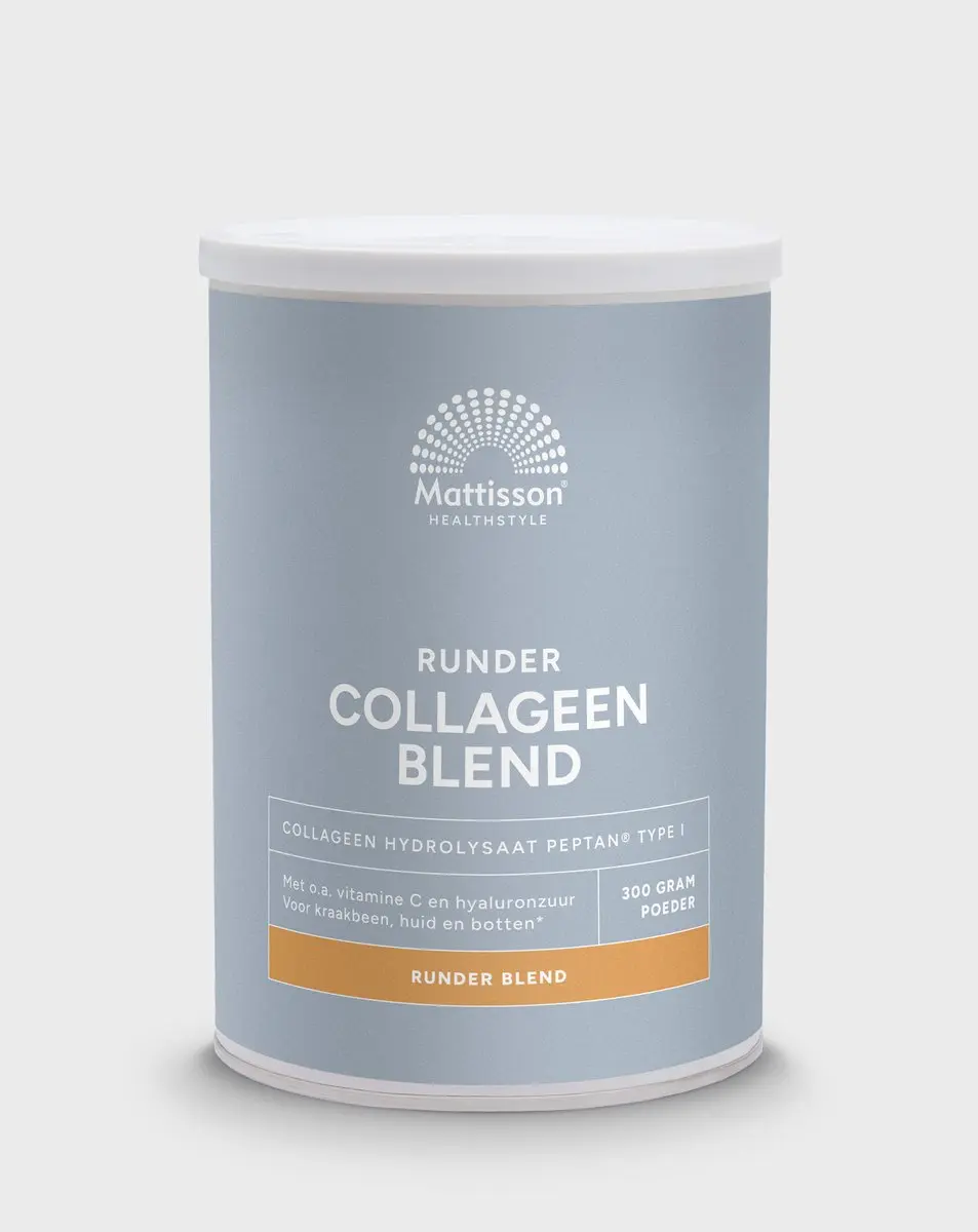 Mattisson Runder Collageen Poeder Peptan Blend Vanille 300g
