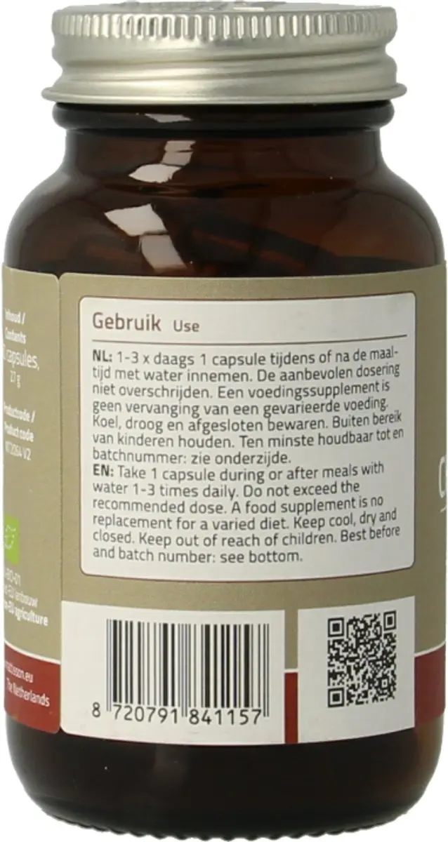Mattisson Biologisch Chaga Extract 350mg Voedingssupplement 60 Capsules