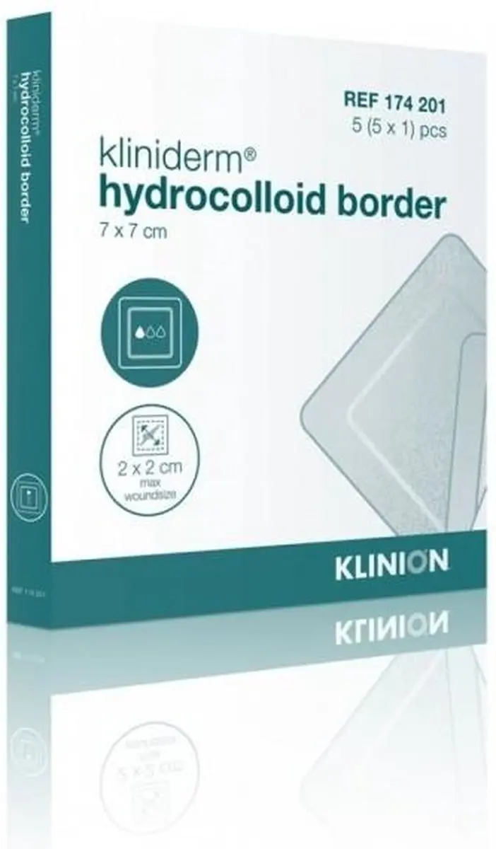 Klinion Hydrocolloïd Wondverband 7x7cm