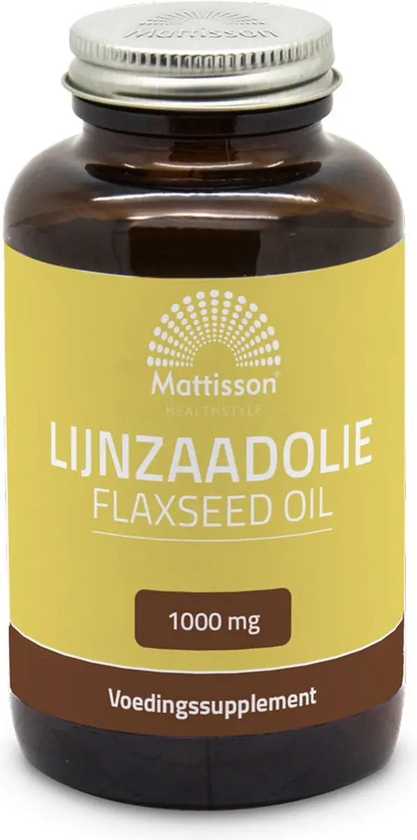 Mattisson Lijnzaadolie 1000mg 90 Capsules