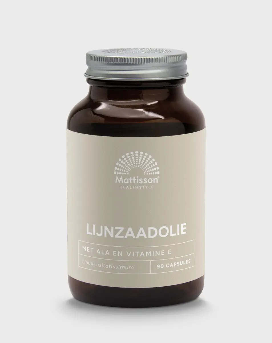 Mattisson Lijnzaadolie 1000mg 90 Capsules