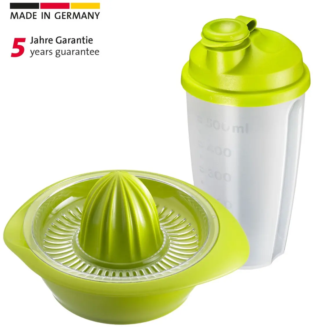 Westmark Mixery Lime Fitnessset 350+500ml - Appelgroen/Transparant