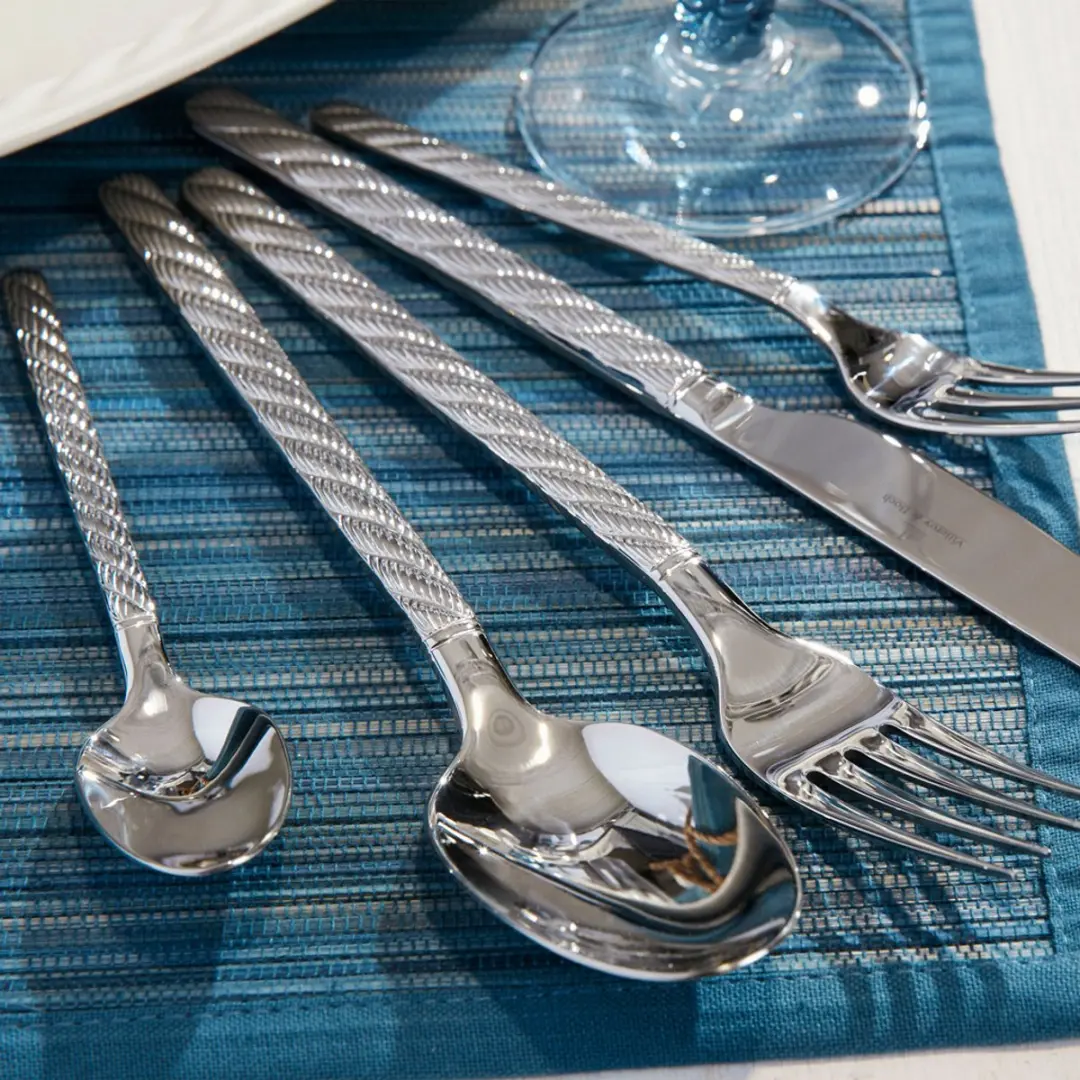 Villeroy & Boch Montauk Tafelmessen - 6 Stuks - Zilver