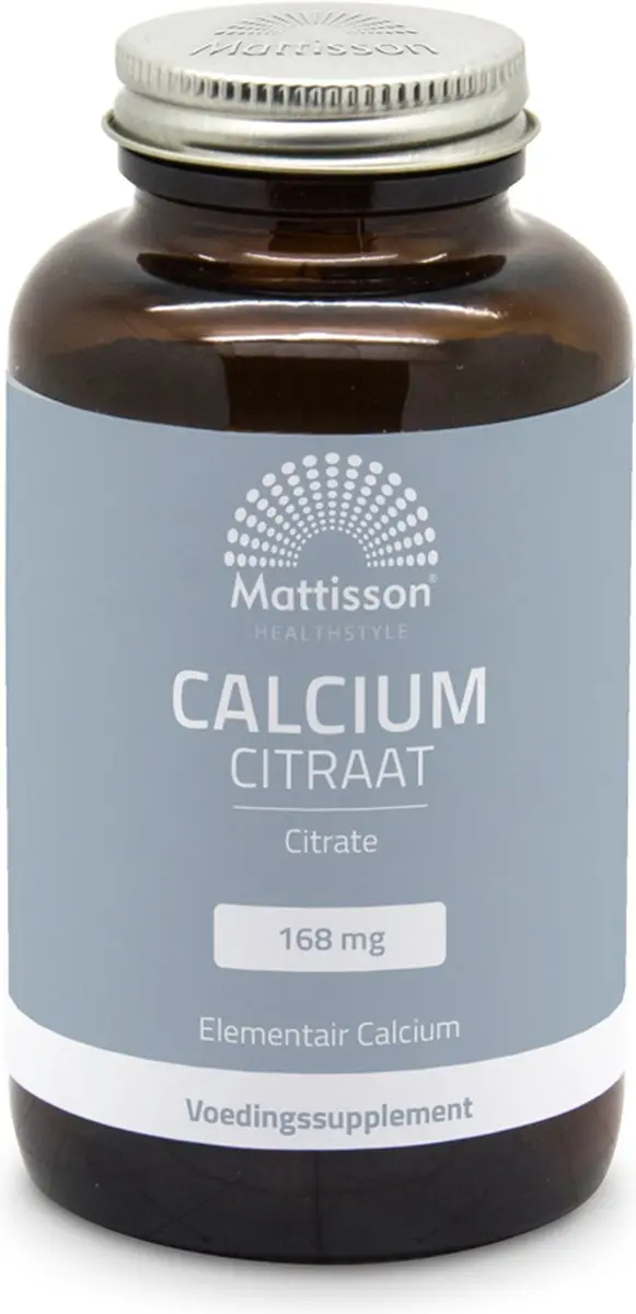 Mattisson Calcium Citraat 168mg 120 Capsules