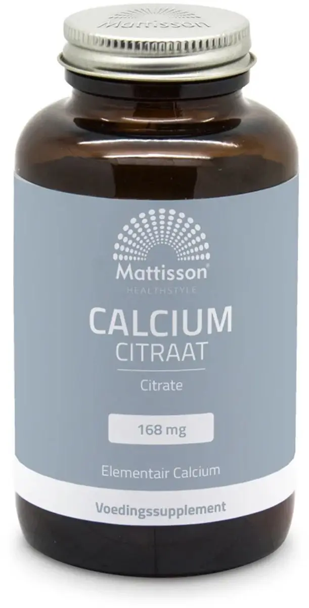 Mattisson Calcium Citraat 168mg 120 Capsules