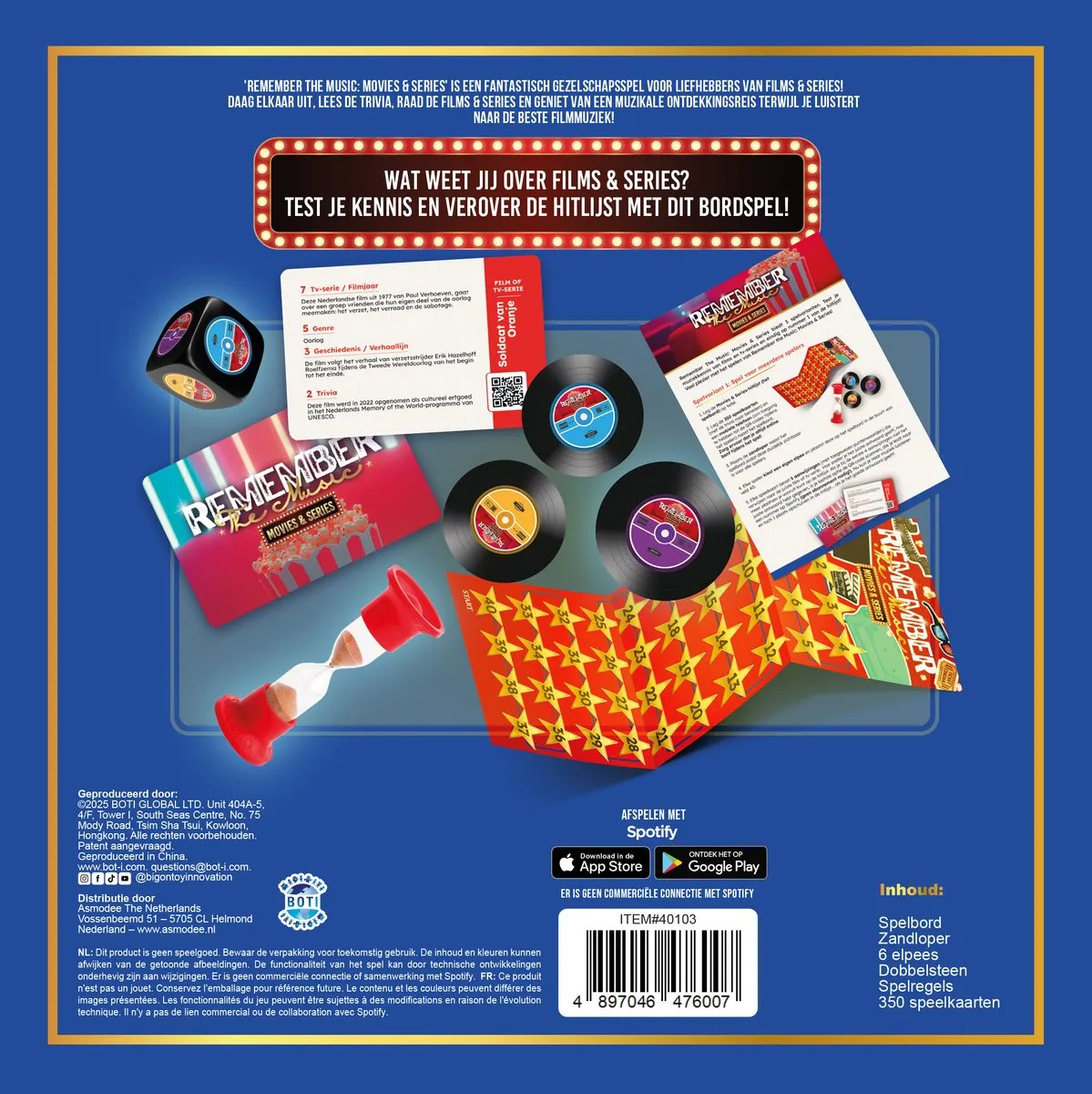 Asmodee Remember the Music Movies & Series Bordspel - 2-6 Spelers