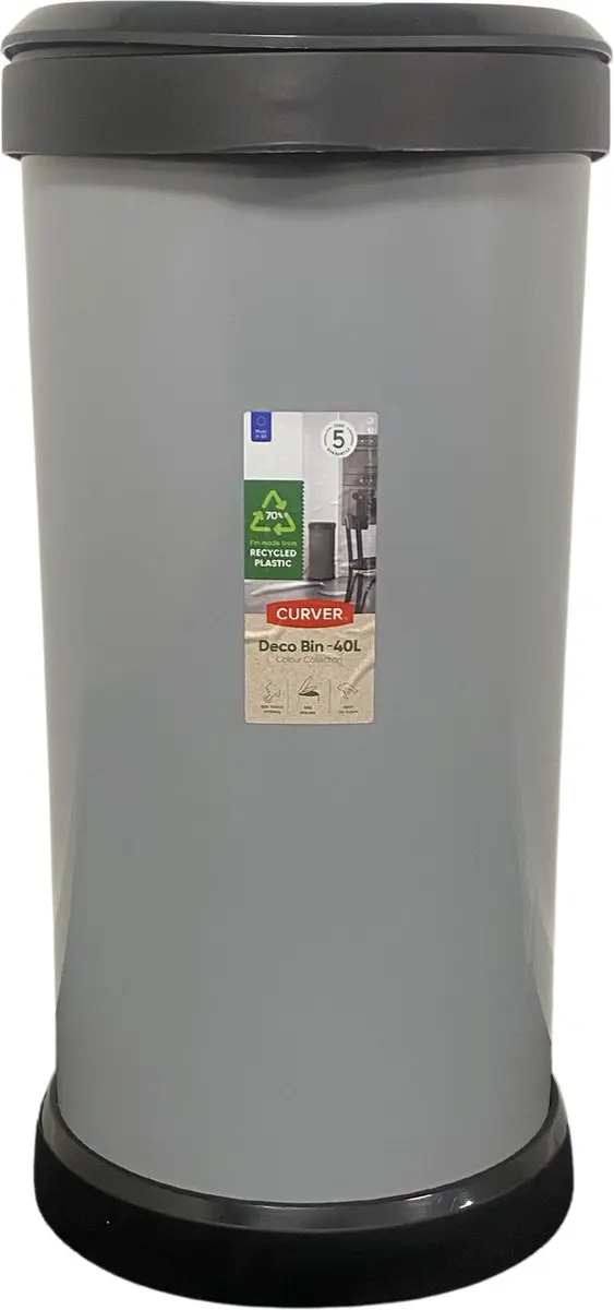 Curver Decobin Push 40L Vuilnisbak