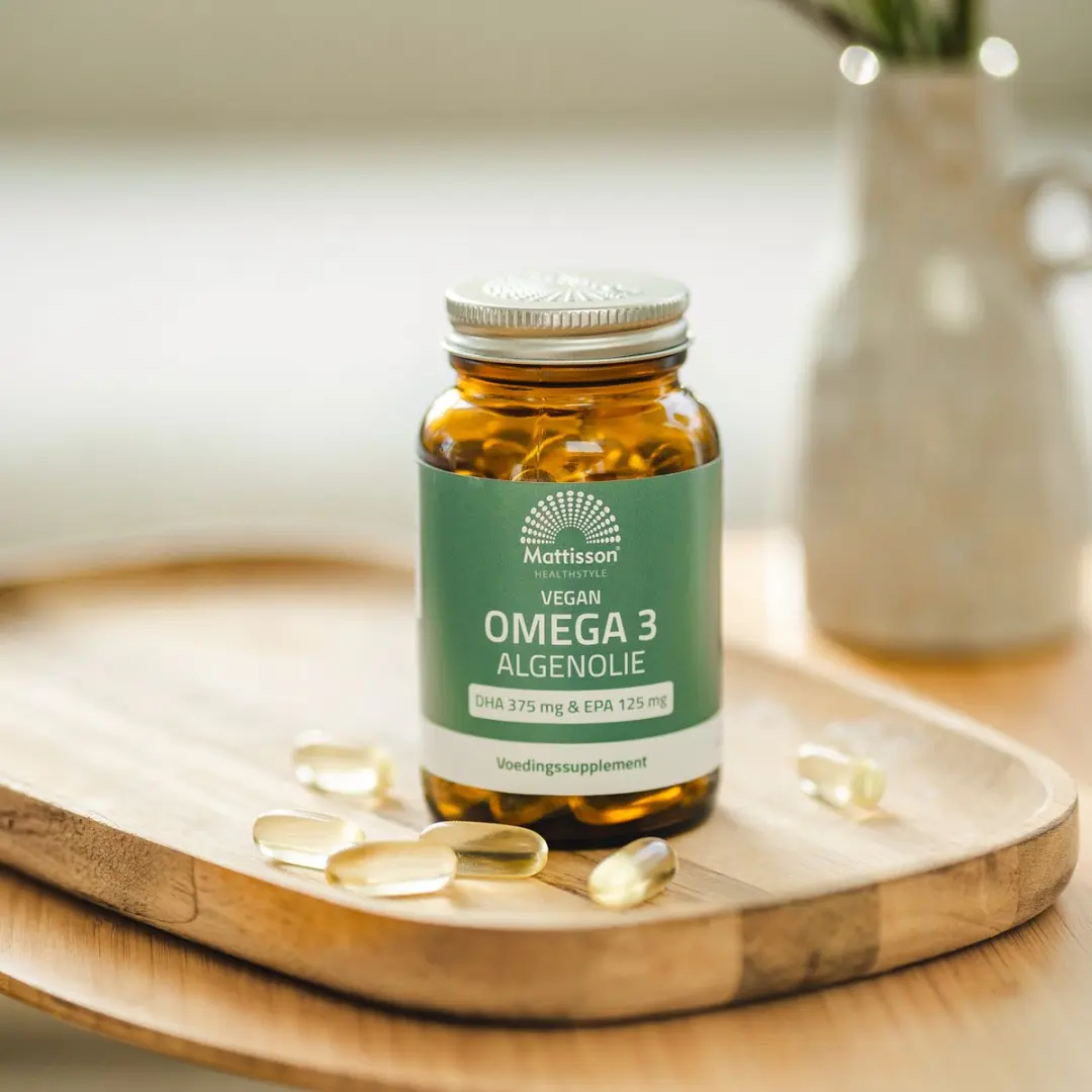 Mattisson Vegan Algenolie Omega 3 500mg - 180 Capsules