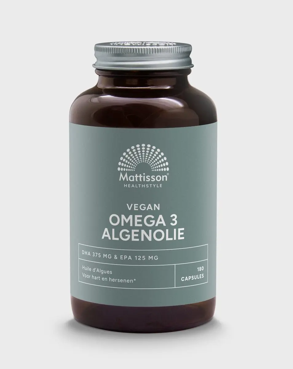Mattisson Vegan Algenolie Omega 3 500mg