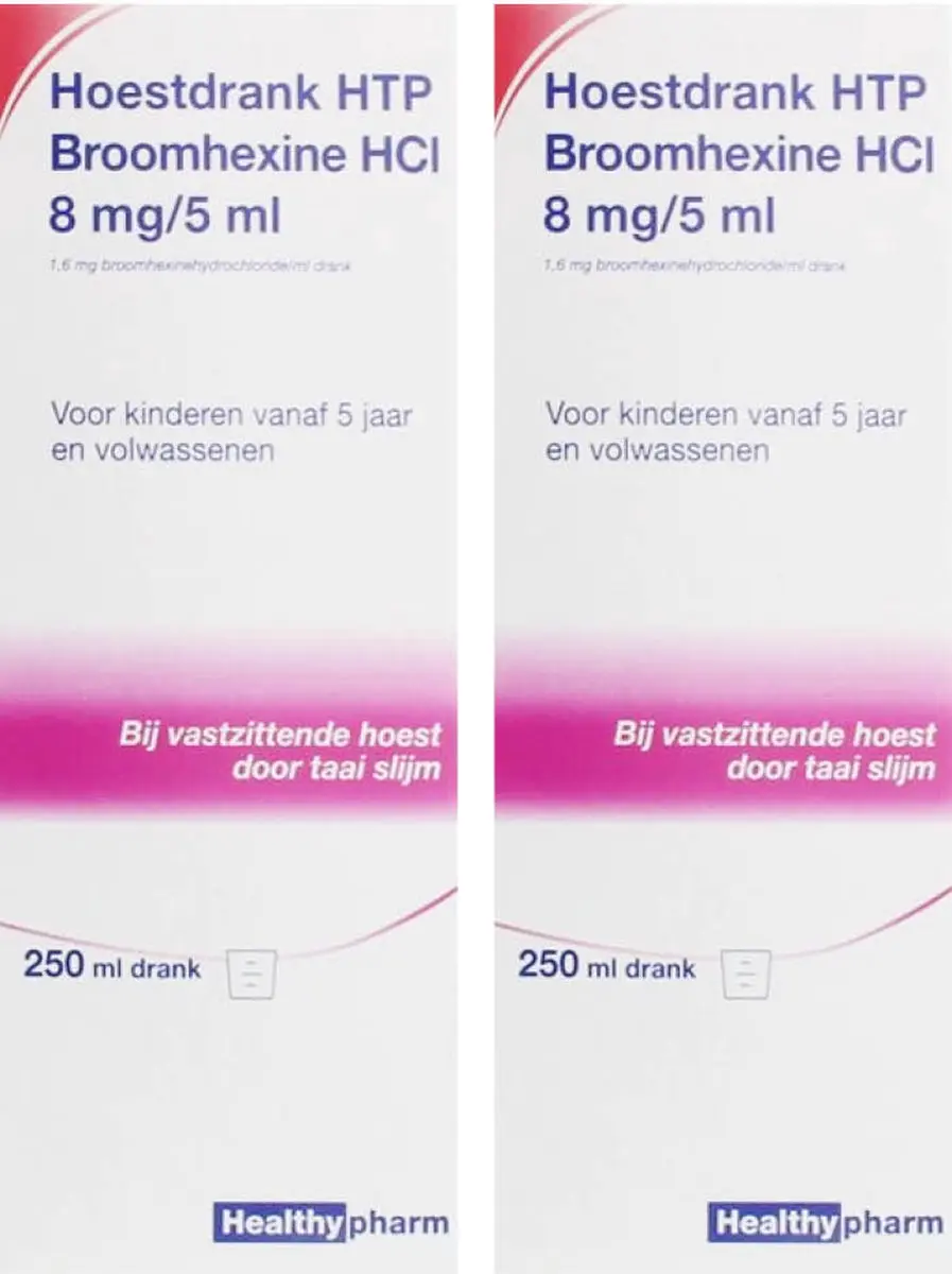Healthypharm Hoestdrank Volwassen 8mg/5ml - 2x250ml