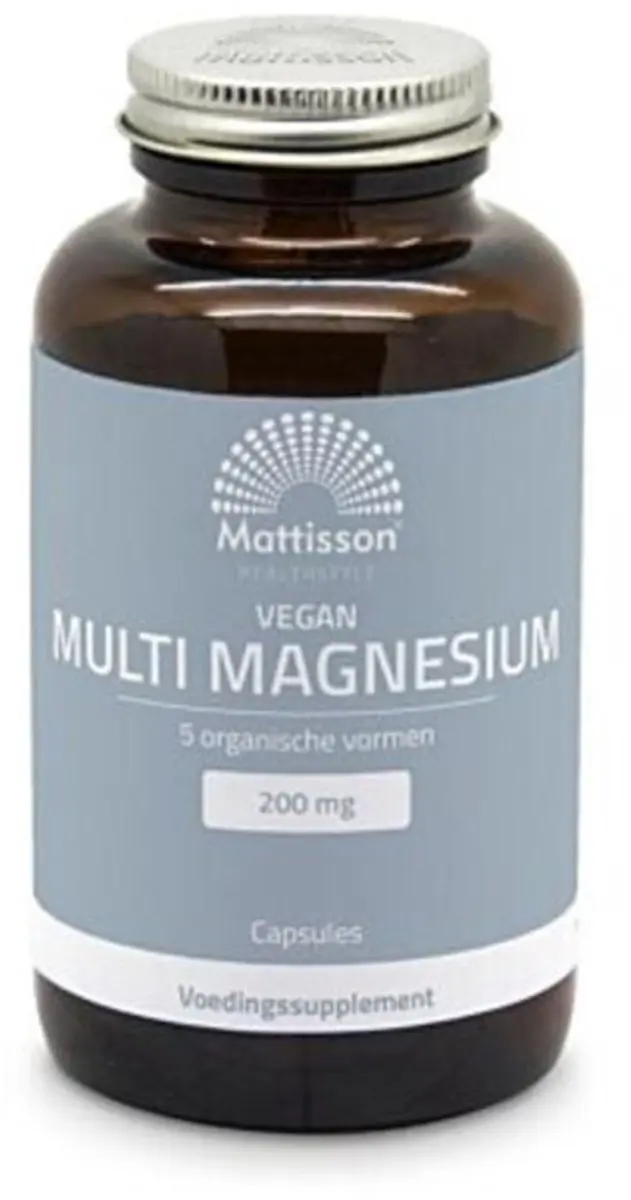 Mattisson Multi Magnesium 200mg - 120 Capsules