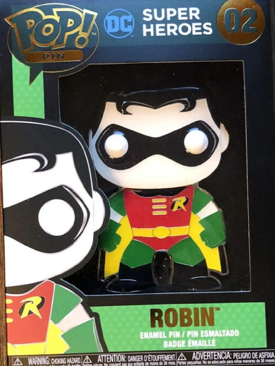 Funko POP! Enamel Pin DC - Robin #02 - Multicolor