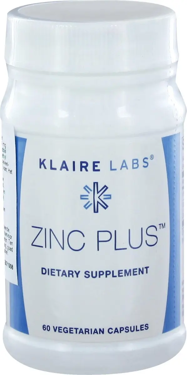 Klaire Labs Zink Plus 60 Capsules