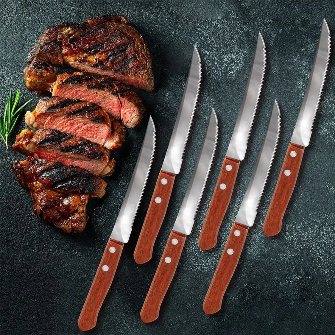 Orion Steakmessen Set 6 Stuks - 20,5 cm