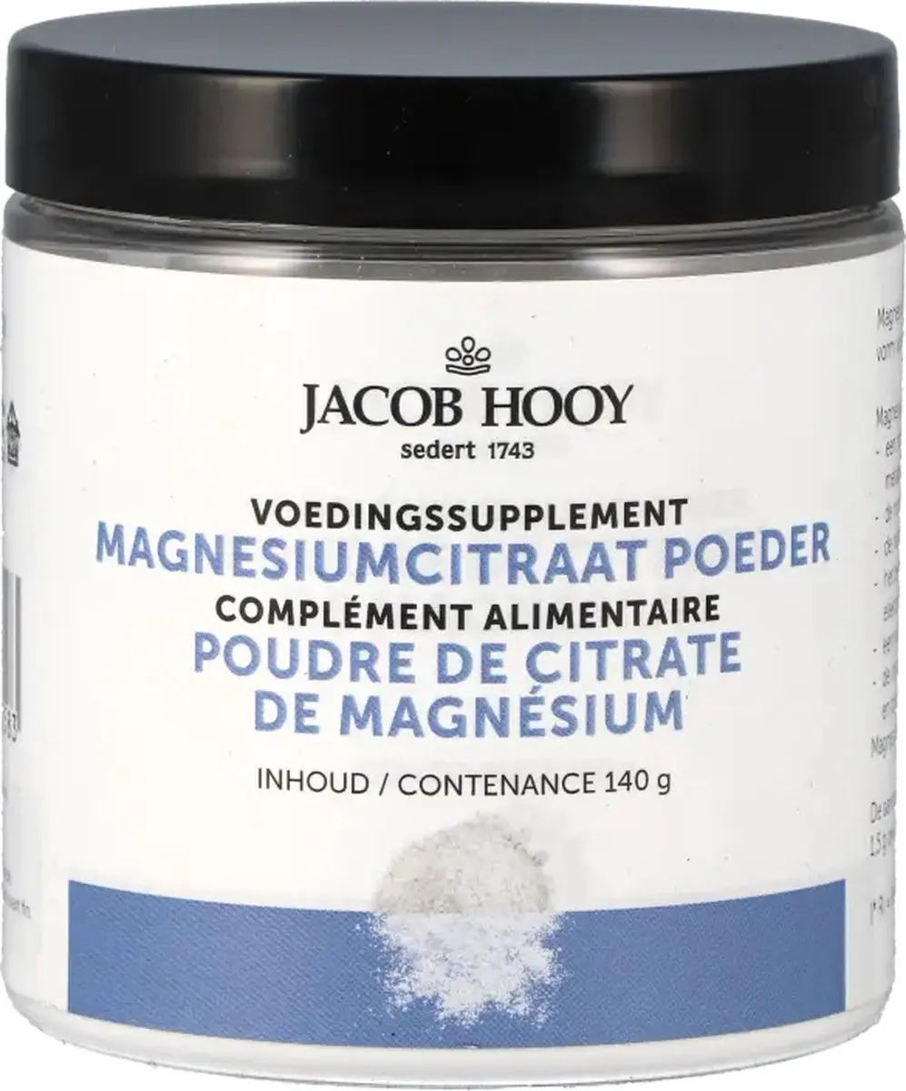 Jacob Hooy Magnesiumcitraat Poeder 140g