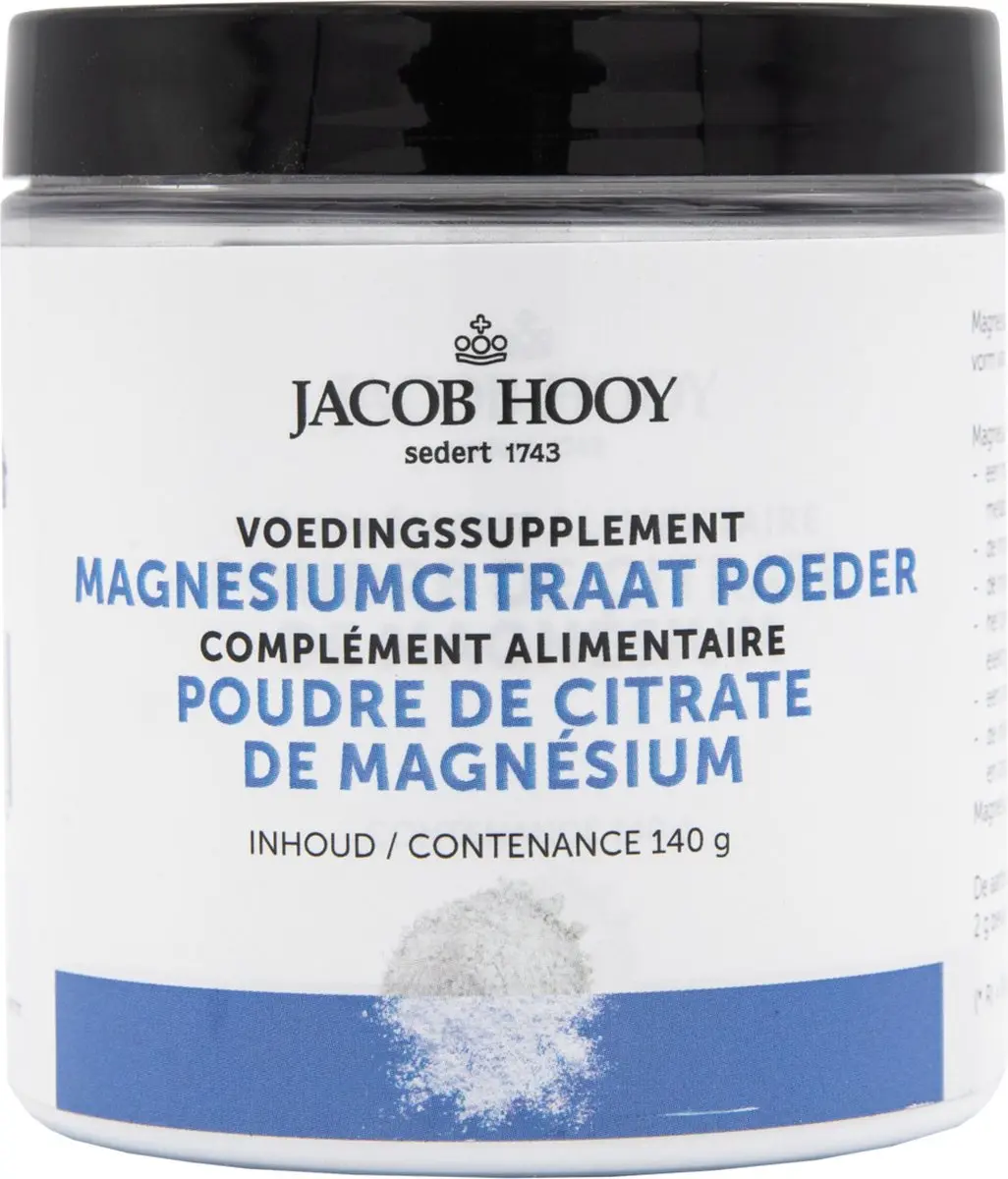 Jacob Hooy Magnesiumcitraat Poeder 140g