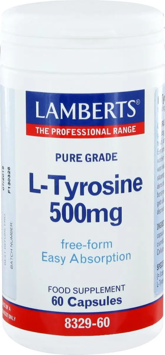 Lamberts L-Tyrosine 500mg Capsules