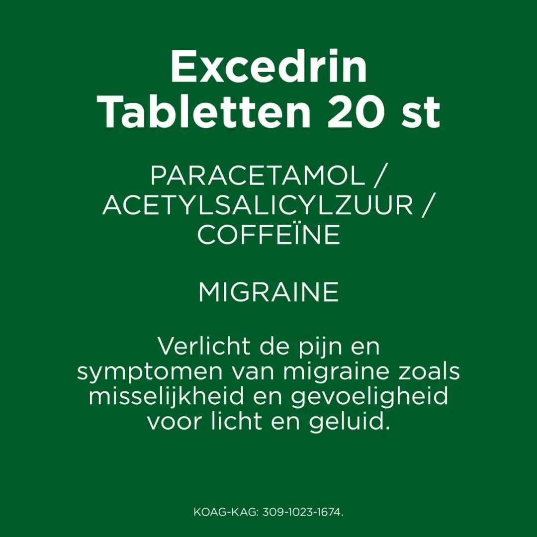 Excedrin Migraine 20 Tabletten