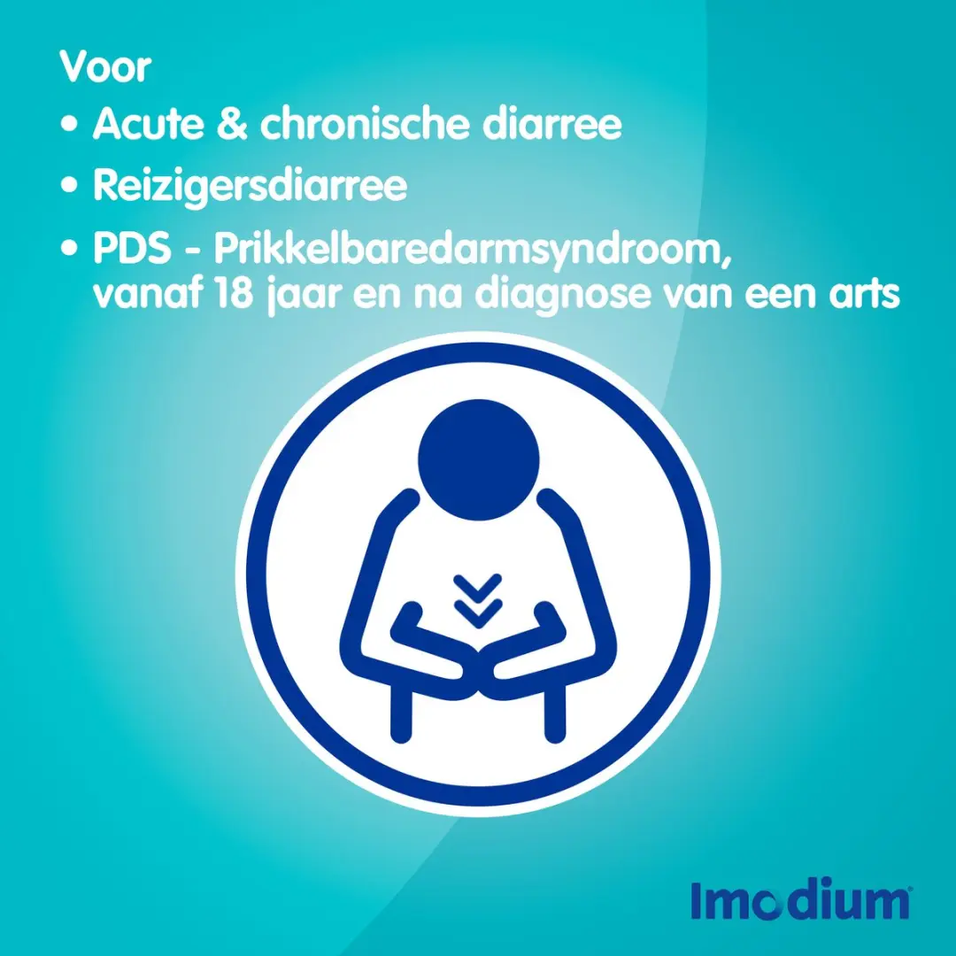 Imodium Capsules 2mg - 12 Stuks