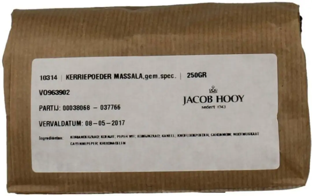 Jacob Hooy Kerry Masala 250g
