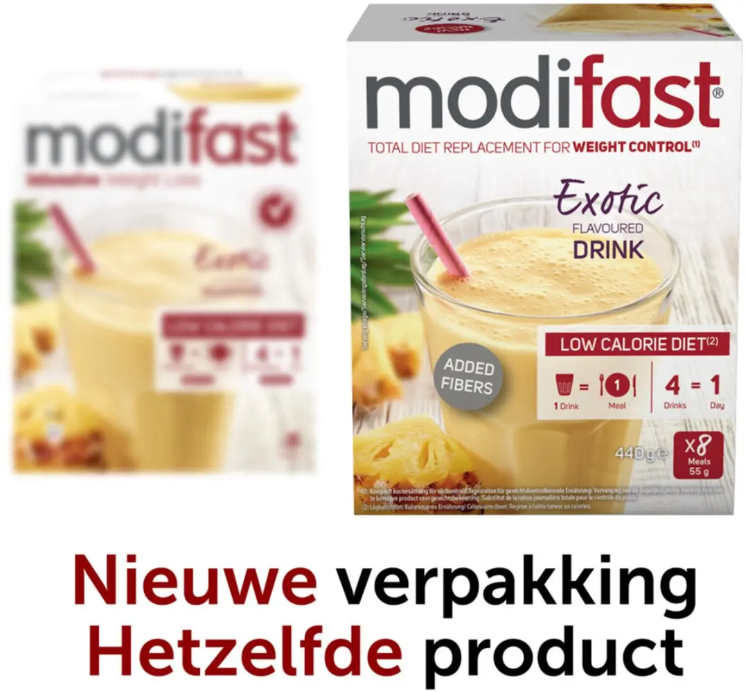 Modifast Weight Control Milkshake Exotic
