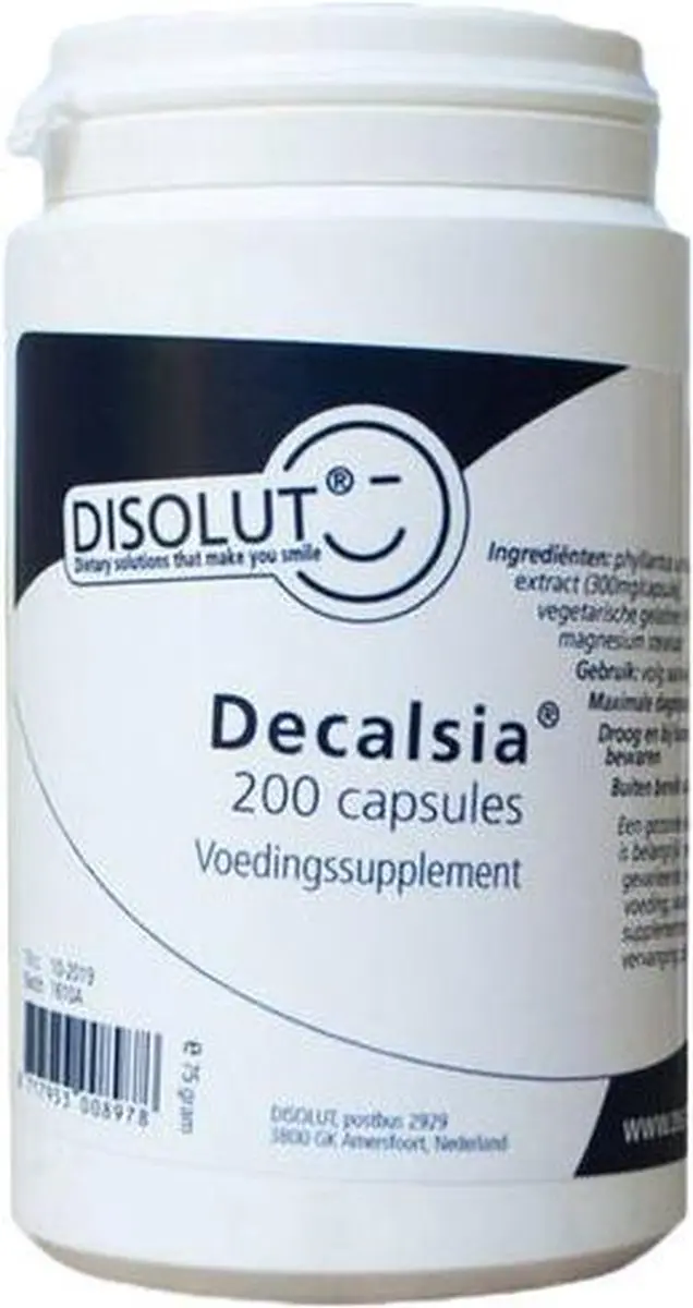 Disolut Decalsia 200 Capsules - 75g