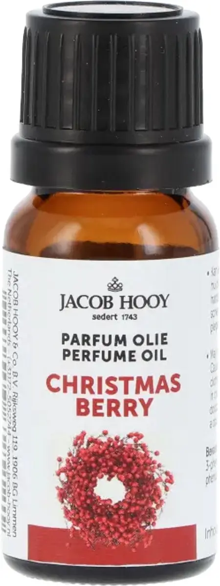 Jacob Hooy Parfum Christmas Geurverspreider 10ml