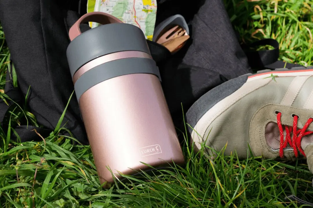 Lurch Thermos 800ml - Roestvrij staal Rozegoud