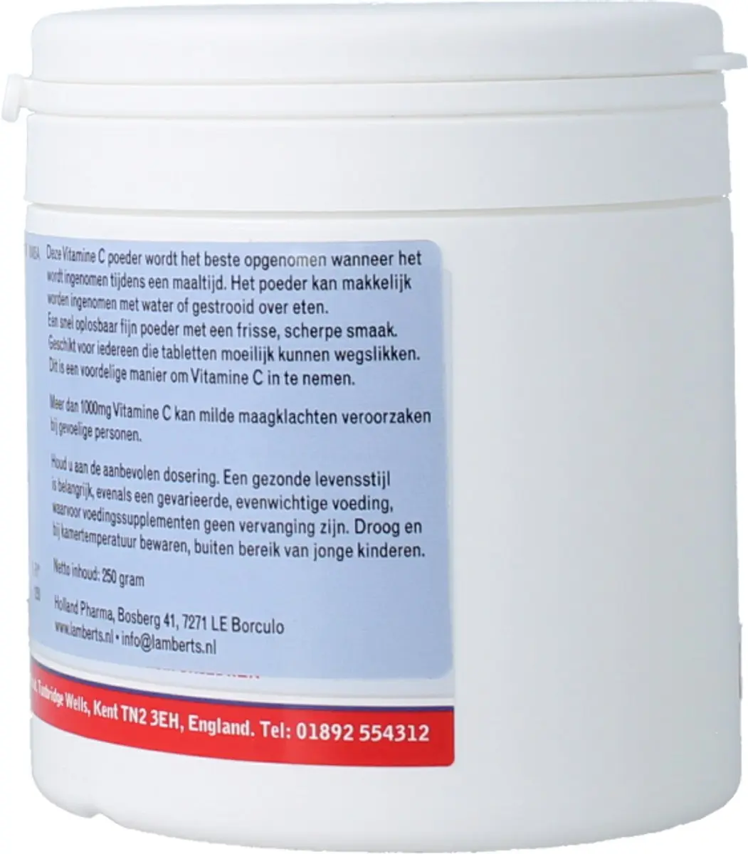 Lamberts Vitamine C Ascorb Zuur 250g - 250 Stuks