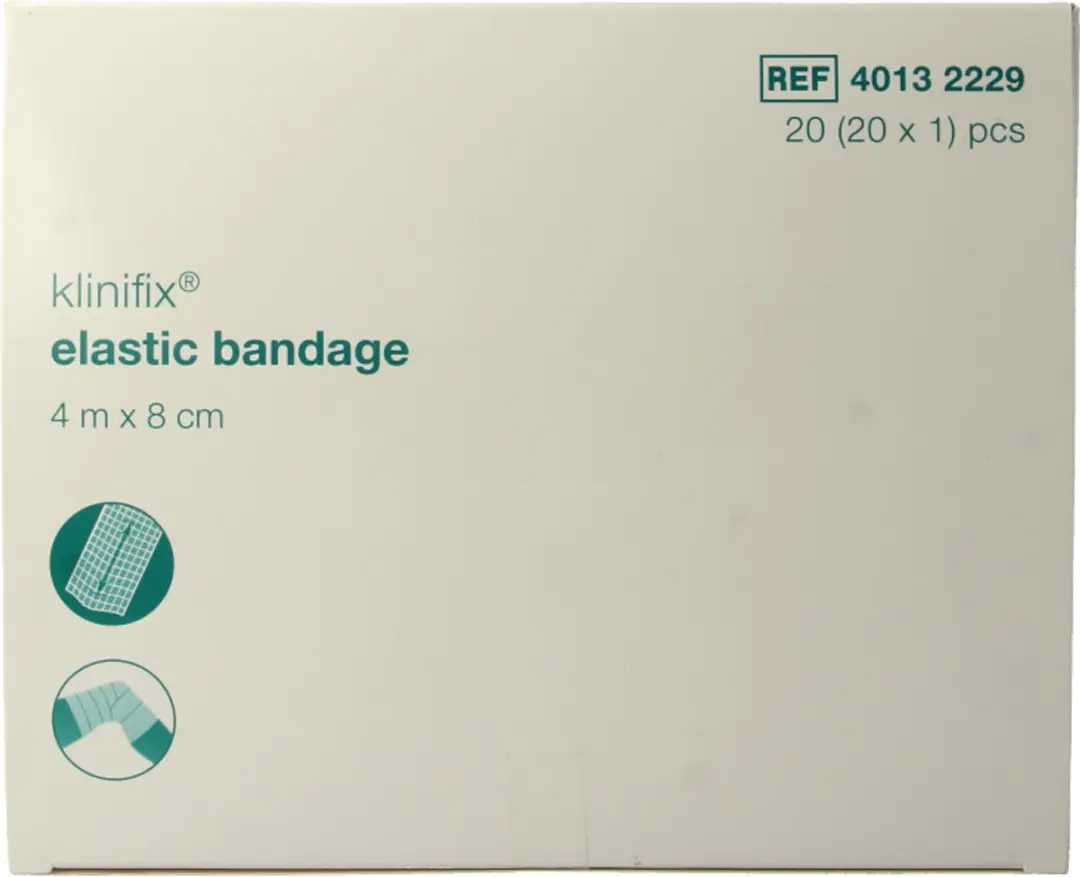 Klinion Klinifix Elastisch Fixatiewindsel 8cm - 20 Stuks