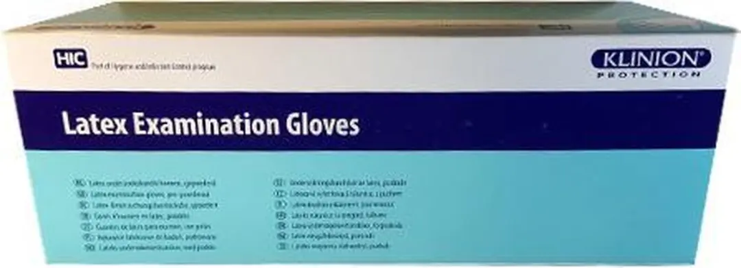 Klinion Latex Handschoenen M - 200 Stuks (2x100) - MPN 102 416