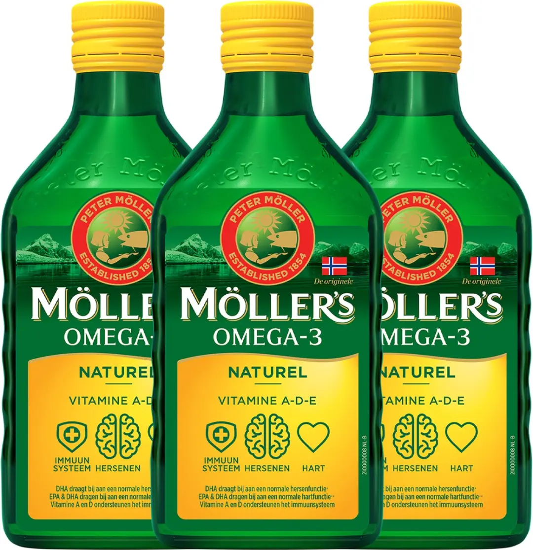 Mollers Omega-3 Levertraan Naturel 750ml