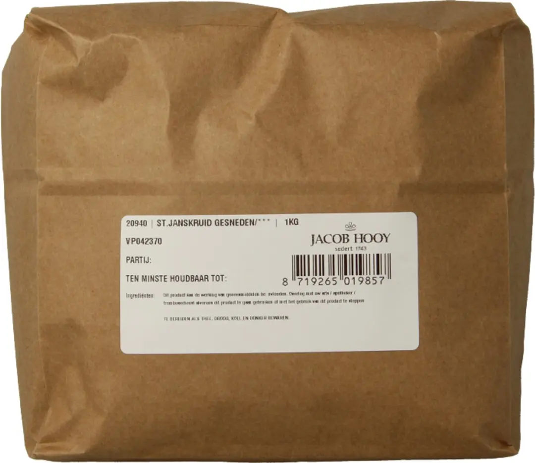 Jacob Hooy Sint Janskruid Gesneden 1kg