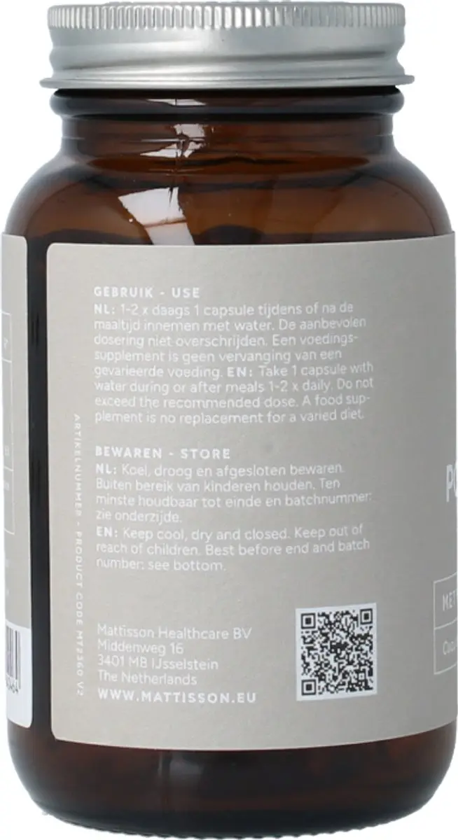 Mattisson Pompoenpitolie 1000mg Vitamine E 60 Capsules
