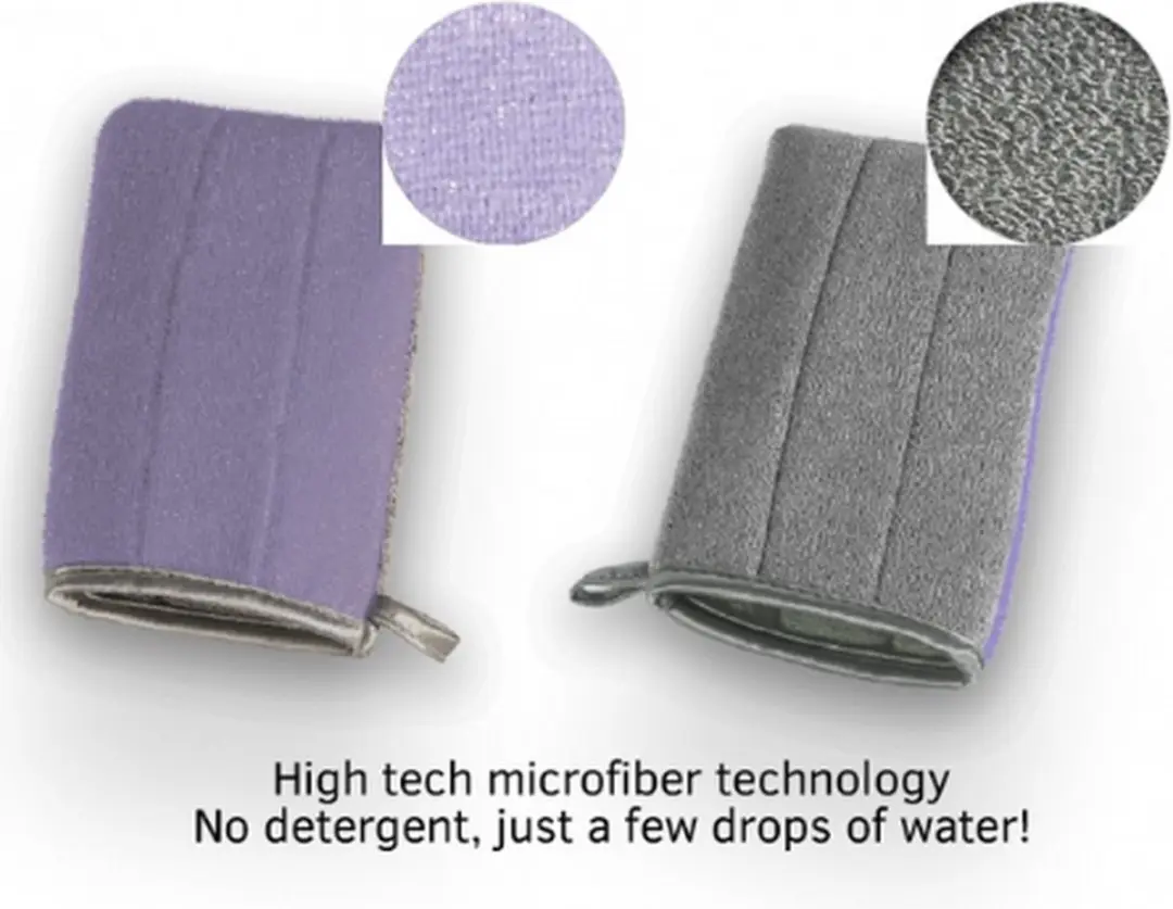 Hagerty Microfiber Handschoenen - 3 Stuks - Paars/Grijs