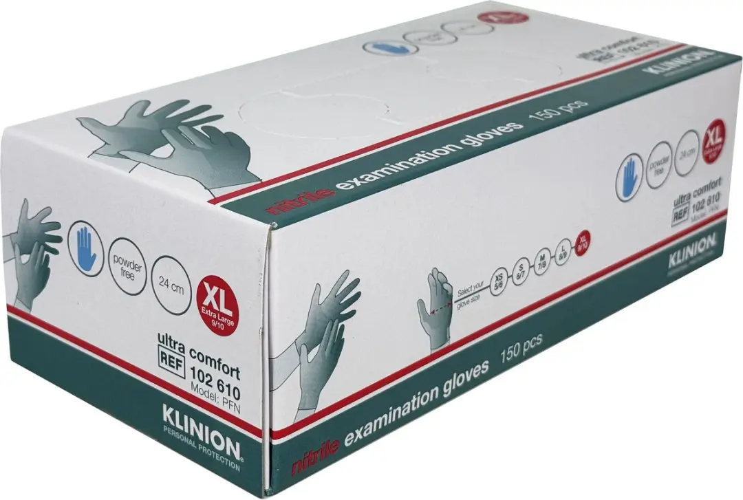 Klinion Nitril Handschoenen XL Blauw
