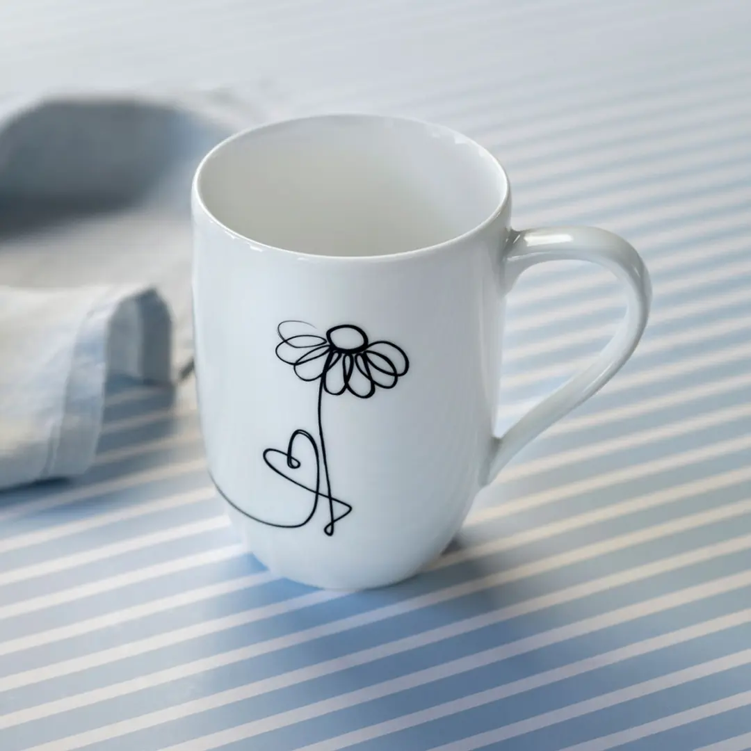 Villeroy & Boch Statement Lines Becher 'Family' 290ml - Wit/Gekleurd