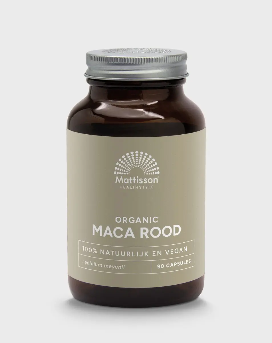Mattisson Biologische Rode Maca 90 Capsules